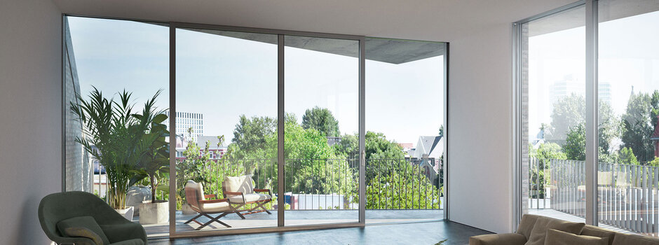 hoch wärmegedämmte Hebeschiebetür